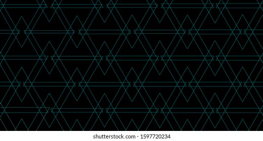 Dark BLUE vector backdrop with lines, triangles. Glitter abstract illustration with triangular shapes. Pattern for commercials.