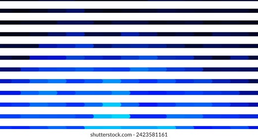 Dark BLUE vector backdrop with lines. Colorful gradient illustration with abstract flat lines. Pattern for booklets, leaflets.