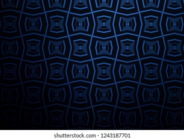 Dark BLUE vector backdrop with long lines. Shining colored illustration with narrow lines. Backdrop for TV commercials.