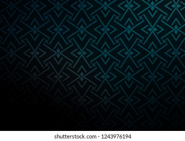 Dark BLUE vector backdrop with long lines. Shining colored illustration with narrow lines. Pattern for ads, posters, banners.