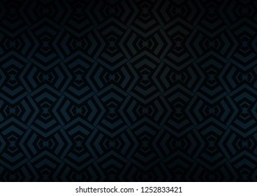 Dark BLUE vector backdrop with long lines. Shining colored illustration with narrow lines. Pattern for ads, posters, banners.