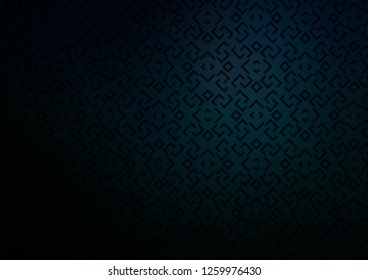 Dark BLUE vector backdrop with long lines. Modern geometrical abstract illustration with staves. Pattern for websites, landing pages.