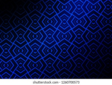 Dark BLUE vector backdrop with long lines. Blurred decorative design in simple style with lines. Smart design for your business advert.