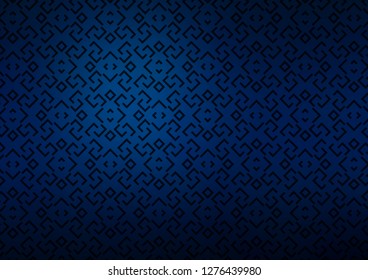 Dark BLUE vector backdrop with long lines. Decorative shining illustration with lines on abstract template. Smart design for your business advert.