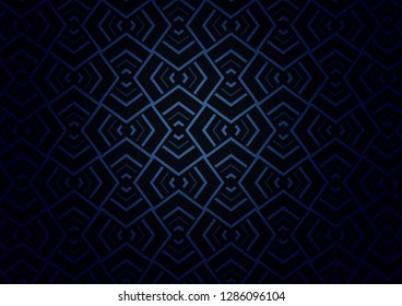 Dark BLUE vector backdrop with long lines. Shining illustration with lines on abstract template. Best design for your ad, poster, banner.