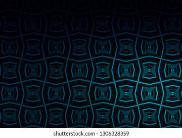 Dark BLUE vector backdrop with long lines. Shining colored illustration with narrow lines. Smart design for your business advert.