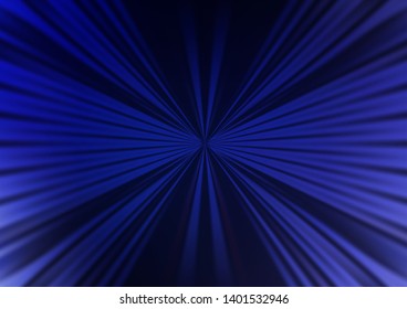 Dark BLUE vector backdrop with long lines. Decorative shining illustration with lines on abstract template. Best design for your ad, poster, banner.