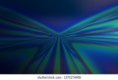 Dark BLUE vector backdrop with wry lines. A circumflex abstract illustration with gradient. Template for cell phone screens.