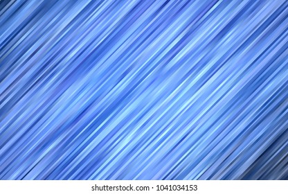 Dark BLUE vector background with abstract lines. Colorful abstract illustration with gradient lines. A completely new template for your business design.