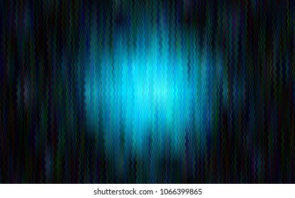 Dark BLUE vector background with abstract circles. An elegant bright illustration with gradient. A new texture for your  ad, booklets, leaflets.