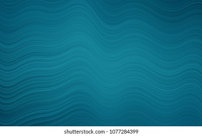 Dark BLUE vector background with abstract lines. Blurred geometric sample with gradient bubbles.  Marble design for your web site.