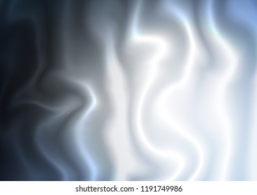 Dark BLUE vector background with abstract lines. Blurred geometric sample with gradient bubbles.  A completely new template for your business design.