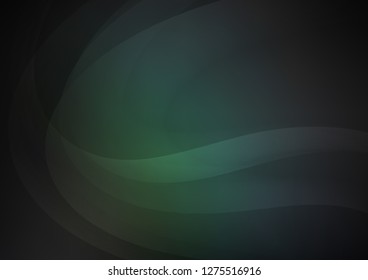 Dark BLUE vector background with abstract lines. Creative illustration in halftone marble style with gradient. A completely new marble design for your business.