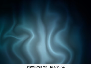Dark BLUE vector background with abstract lines. Shining illustration, which consist of blurred lines, circles. The best blurred design for your business.