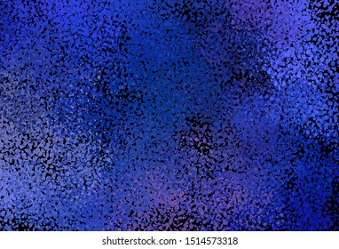 Dark BLUE vector background with abstract shapes. Modern abstract illustration with colorful random forms. Elegant design for wallpapers.
