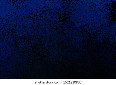 Dark BLUE vector background with abstract shapes. Colorful chaotic forms with gradient in modern style. Best smart design for your business.