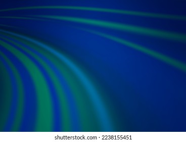 Dark BLUE vector background with abstract lines. An elegant bright illustration with gradient. New composition for your brand book.