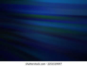 Dark BLUE vector background with abstract lines. Creative illustration in halftone marble style with gradient. The elegant pattern for brand book.