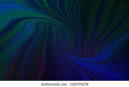 Dark BLUE vector background with astronomical stars. Modern abstract illustration with Big Dipper stars. Pattern for astrology websites.