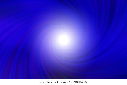 Dark BLUE vector background with astronomical stars. Shining illustration with sky stars on abstract template. Pattern for astronomy websites.
