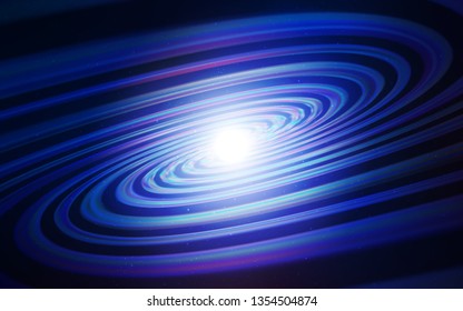 Dark BLUE vector background with astronomical stars. Shining colored illustration with bright astronomical stars. Pattern for astronomy websites.
