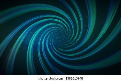 Dark BLUE vector background with astronomical stars. Shining illustration with sky stars on abstract template. Smart design for your business advert.