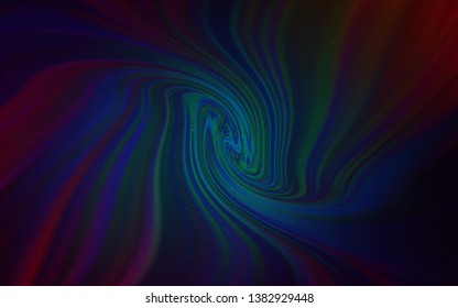 Dark BLUE vector background with astronomical stars. Shining colored illustration with bright astronomical stars. Pattern for astrology websites.