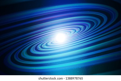 Dark BLUE vector background with astronomical stars. Glitter abstract illustration with colorful cosmic stars. Pattern for astrology websites.