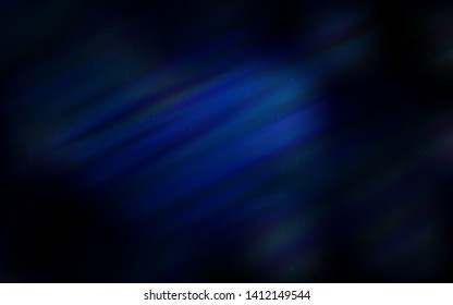 Dark BLUE vector background with astronomical stars. Modern abstract illustration with Big Dipper stars. Smart design for your business advert.