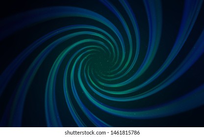 Dark BLUE vector background with astronomical stars. Space stars on blurred abstract background with gradient. Pattern for astronomy websites.