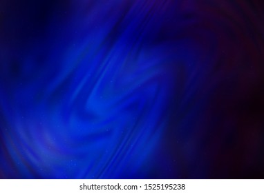 Dark BLUE vector background with astronomical stars. Modern abstract illustration with Big Dipper stars. Pattern for astrology websites.
