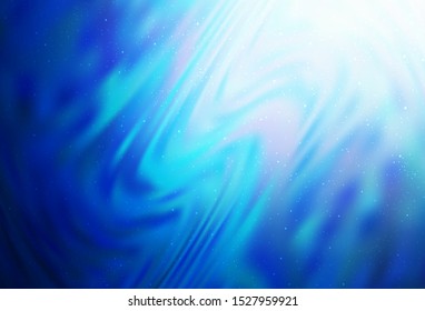 Dark BLUE vector background with astronomical stars. Shining colored illustration with bright astronomical stars. Smart design for your business advert.