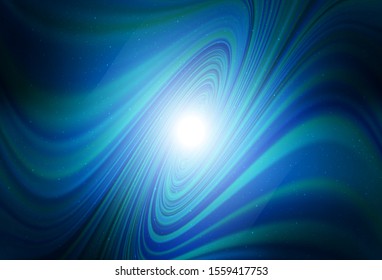Dark BLUE vector background with astronomical stars. Shining illustration with sky stars on abstract template. Template for cosmic backgrounds.
