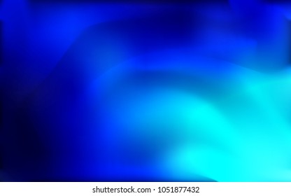Dark BLUE vector background with bent lines. Geometric illustration in marble style with gradient.  The elegant pattern for brand book.