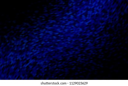 Dark BLUE vector background with bent lines. Creative illustration in halftone marble style with gradient. Marble design for your web site.