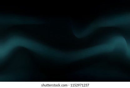 Dark BLUE vector background with bent lines. Shining crooked illustration in marble style. Brand-new design for your ads, poster, banner.