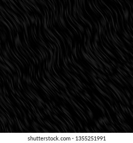 Dark BLUE vector background with bent lines. Illustration in halftone style with gradient curves. Pattern for booklets, leaflets.