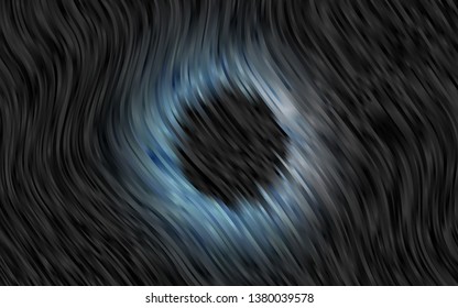 Dark BLUE vector background with bent ribbons. An elegant bright illustration with gradient. A completely new template for your business design.