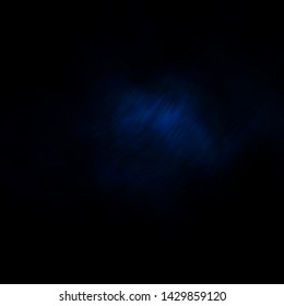Dark BLUE vector background with bent lines. Abstract gradient illustration with wry lines. Template for cellphones.