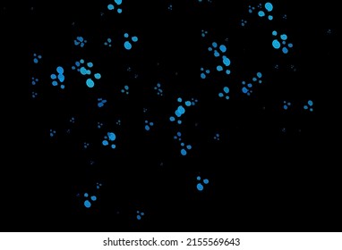 Fondo vector azul oscuro con líneas dobladas. Ilustración brillante, que consiste en líneas borrosas, círculos. El mejor diseño borroso para su negocio.