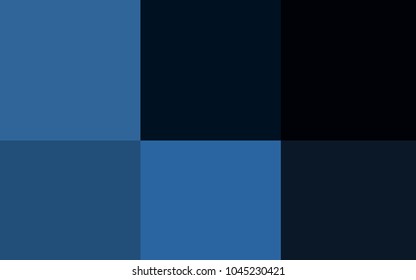 Dark BLUE vector background with bright palette. Decorative design of colorful palette. Set of colors for clever designers.