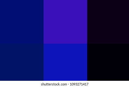 Dark BLUE vector background with bright palette. Illustration with set of spectral palette. Pattern for easy creation of leaflets, banners, booklets.