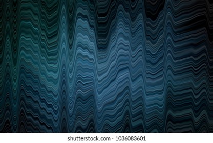 Dark BLUE vector background with bubble shapes. An elegant bright illustration with gradient. A completely new template for your business design.