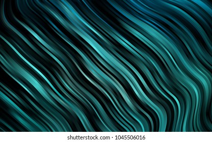 Dark BLUE vector background with bubble shapes. Creative geometric illustration in marble style with gradient. A completely new marble design for your business.