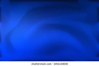 Dark BLUE vector background with bubble shapes. A completely new color illustration in marble style. Marble style for your business design.