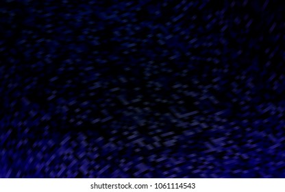 Dark BLUE vector background with bubble shapes. Glitter abstract illustration with wry lines. Textured wave pattern for backgrounds.