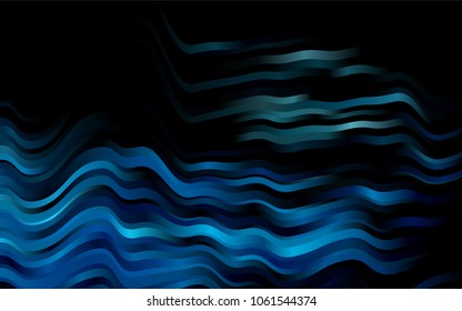 Dark BLUE vector background with bubble shapes. Shining crooked illustration in marble style. The best blurred design for your business.