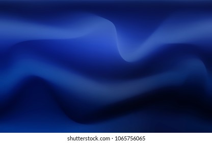 Dark BLUE vector background with bubble shapes. A completely new color illustration in marble style. Pattern for your business design.