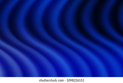 Dark BLUE vector background with bubble shapes. Creative illustration in halftone marble style with gradient. Marble design for your web site.
