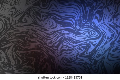 Dark BLUE vector background with bubble shapes. Brand-new colored illustration in marble style with gradient. A completely new memphis design for your business.